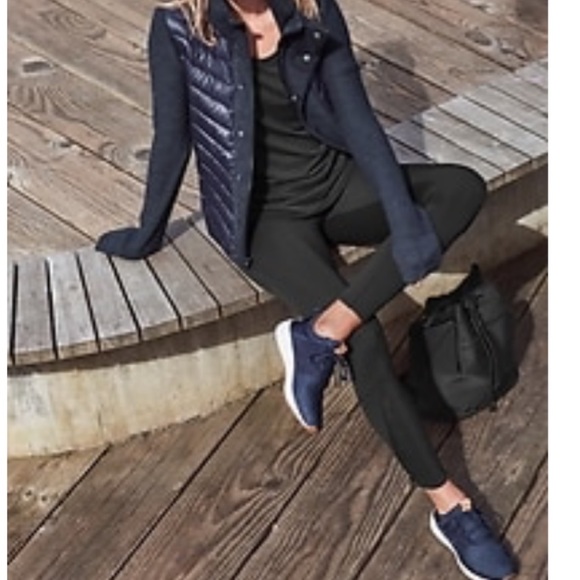 Athleta Jackets & Blazers - Athleta blue responsible down sweater jacket M